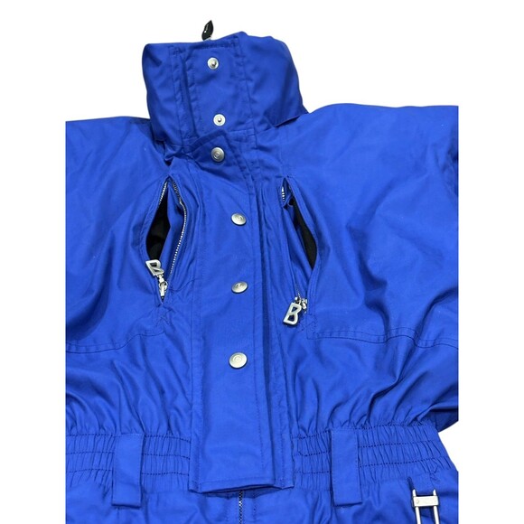 VTG Bogner Womens Ski Suit Insulated One-piece Pc Size 8 Long Blue Thermal Snow - Picture 8 of 14
